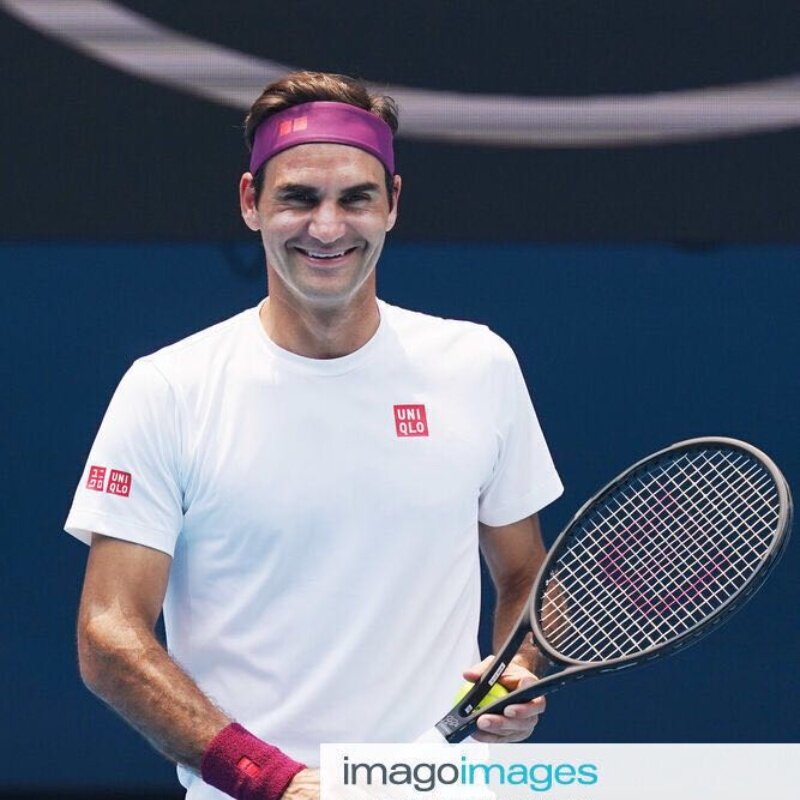 Uniqlo Cotton Sports Round Neck Short Sleeve T-shirt Federer Tennis Suit Uniqlo